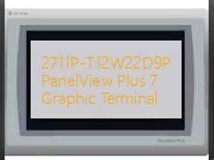 Terminale grafico PanelView Plus 7 2711P-T12W22D9P