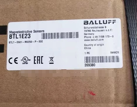 Sensore di trasduttore a micropulso Balluff BTL7-E501-M0203-Z-S32 per una portata lineare di 25-7620 mm
