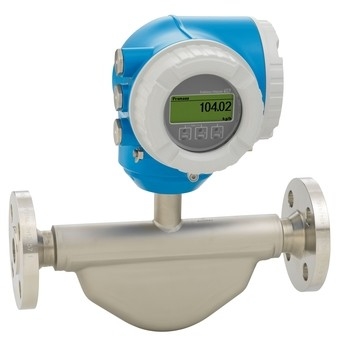E+H Misuratore di flusso Coriolis di fascia media con trasmettitore compatto e facilmente accessibile 8E3B25-BDDBABEFADSAD2SHA2+LA