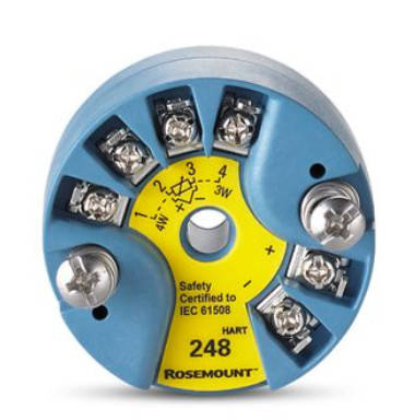 Opzioni di taratura a 5 punti del trasmettitore di temperatura Rosemount 248 Head Mount