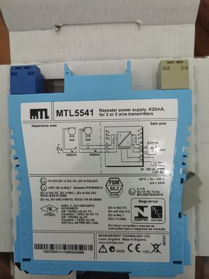 MTL5541/S -T REPEATER APPLICACIONE di corrente 4/20mA, trasmettitori a 2 o 3 fili